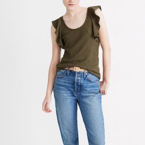 Ruffle-Sleeve Tank Top NWT